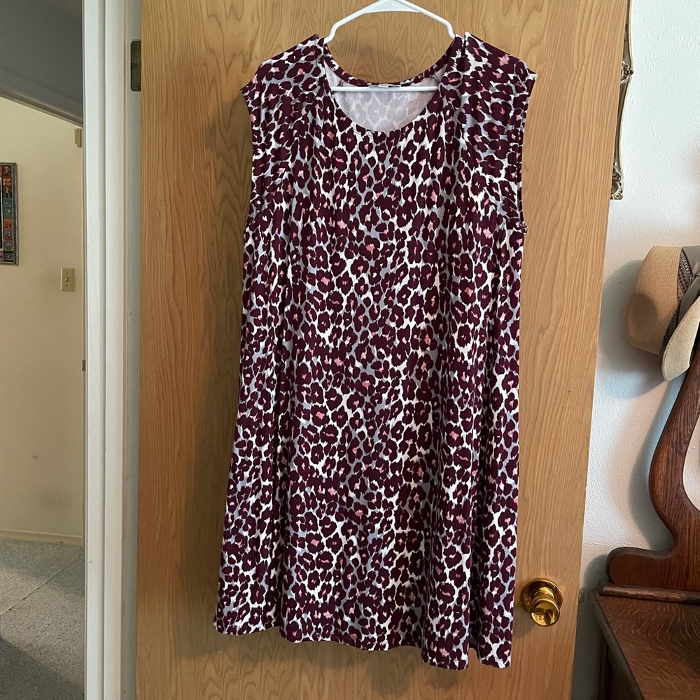 Loft Leopard print dress